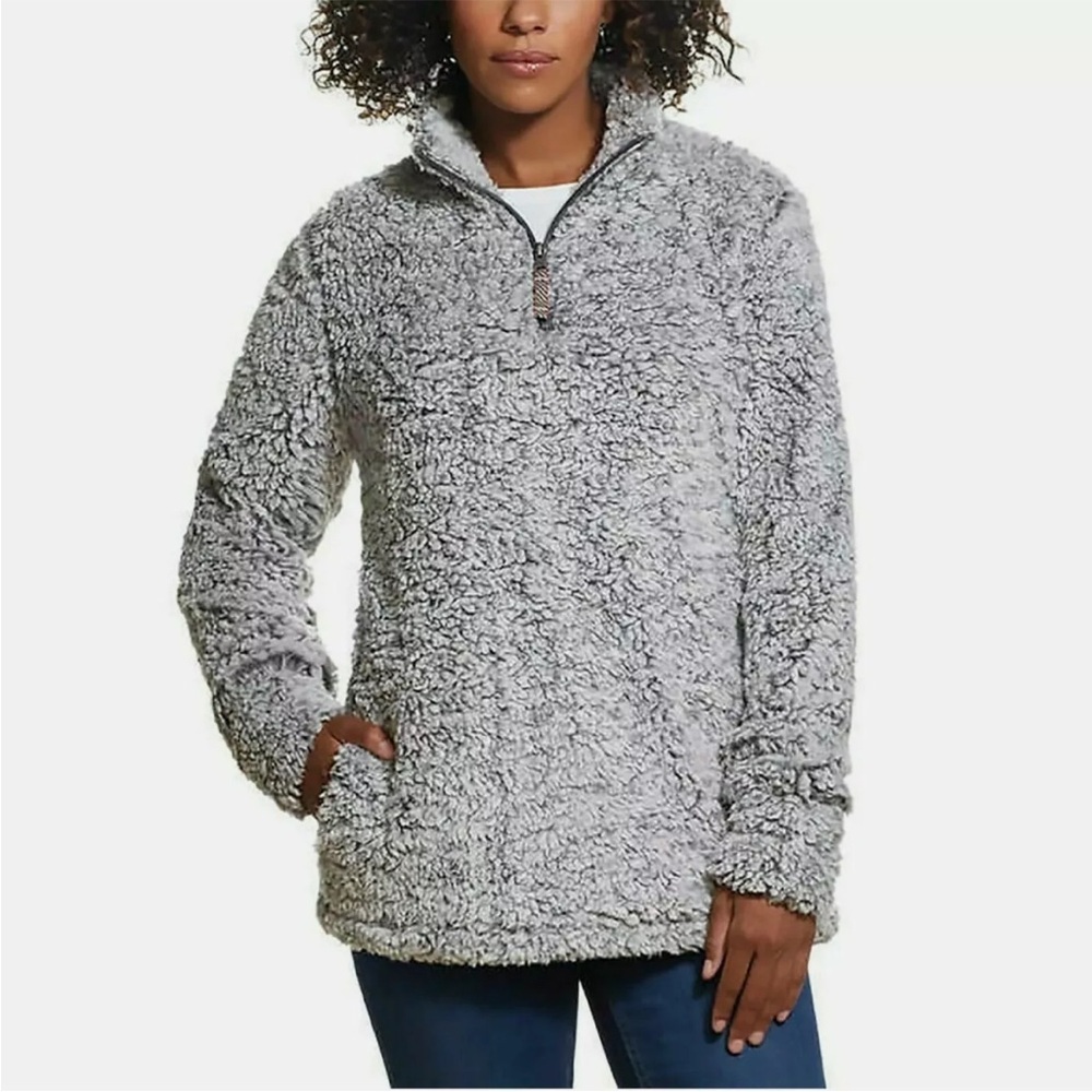🌸 3/$30 Weatherproof Vintage Women’s Frosty Sherpa Pullover
